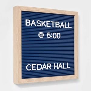 12 x 12" Letterboard - Navy